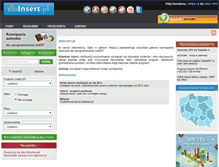 Tablet Screenshot of dlainsert.pl